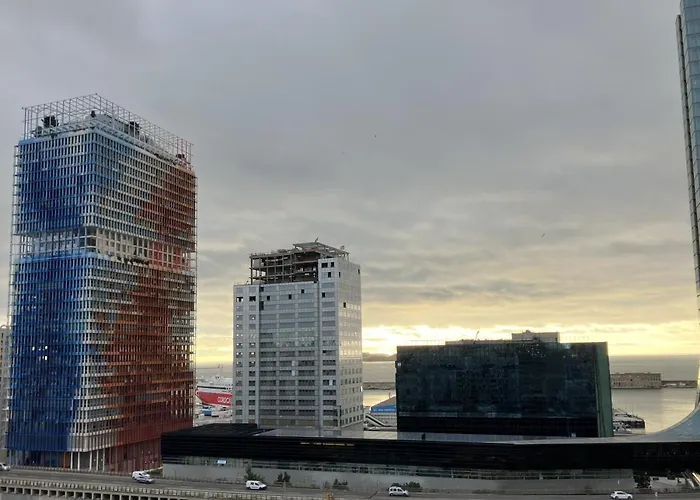 Duplex - Vue Mer Exceptionnelle - Quartier Euromed-Avec Box