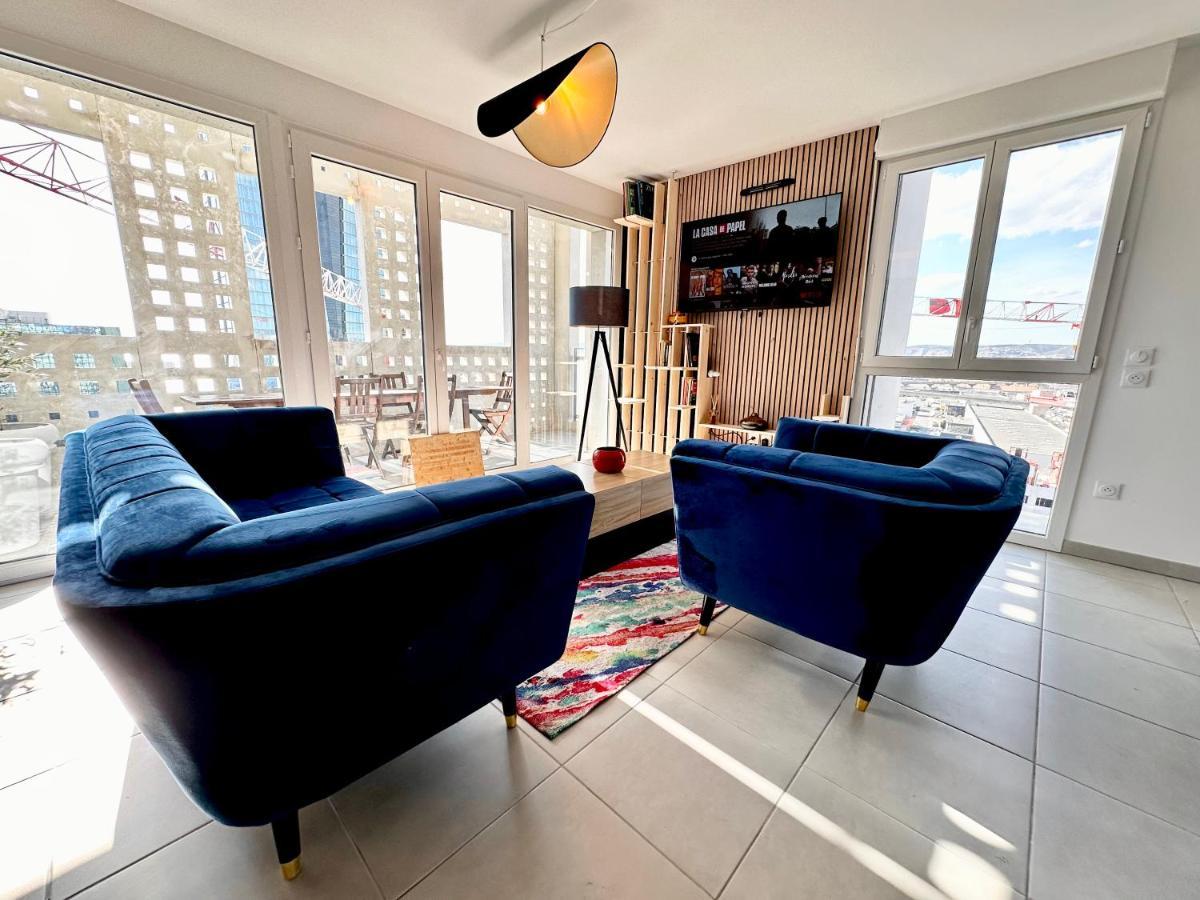 Duplex - Vue Exceptionnelle - Quartier Euromed-avec Box Apartment *