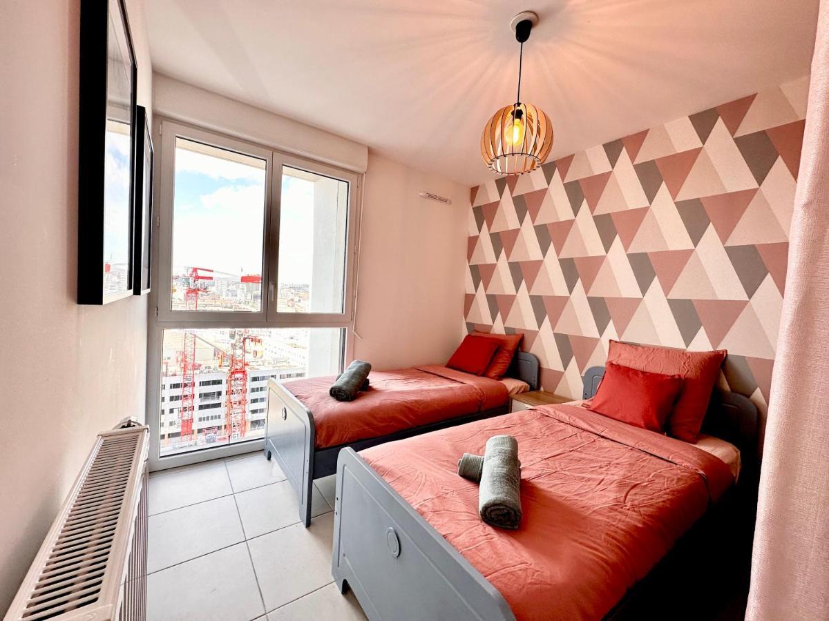 Duplex - Vue Exceptionnelle - Quartier Euromed-avec Box Apartment Marseille